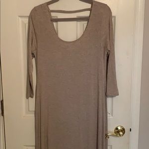 Jersey Knit Maxi Dress